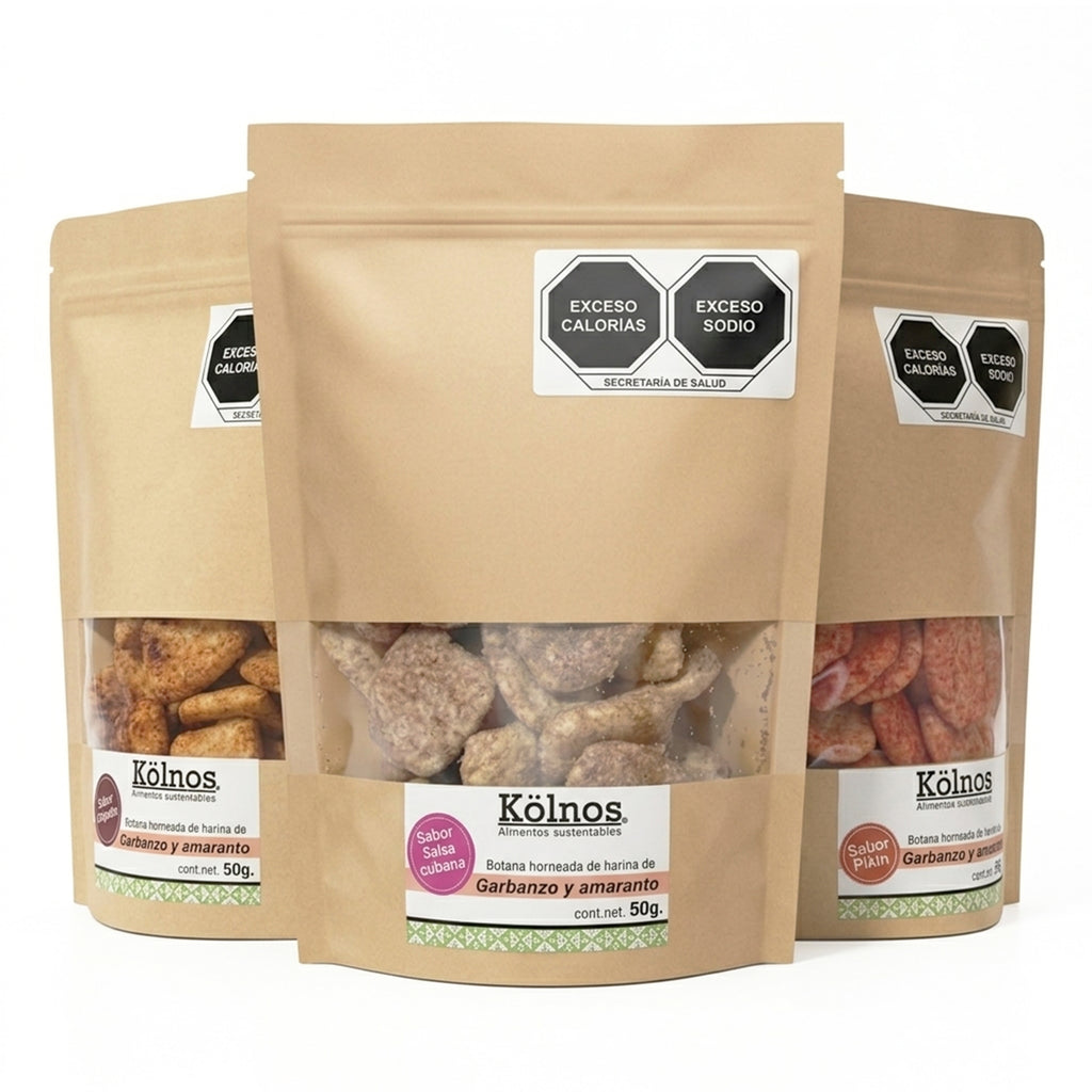 Chicharrones Horneados de Garbanzo Vegano | KOLNOS