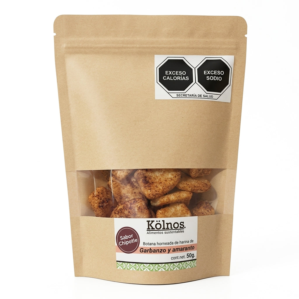 Chicharrones Horneados de Garbanzo Vegano | KOLNOS