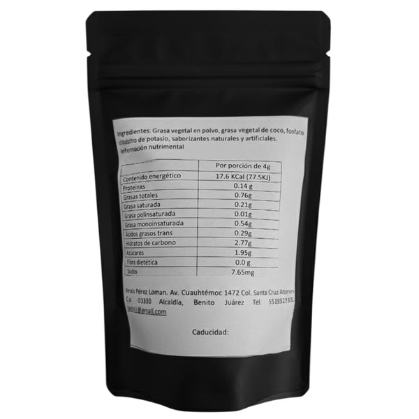 Crema en Polvo Para Café Vegano 150g | ZUCKFRI