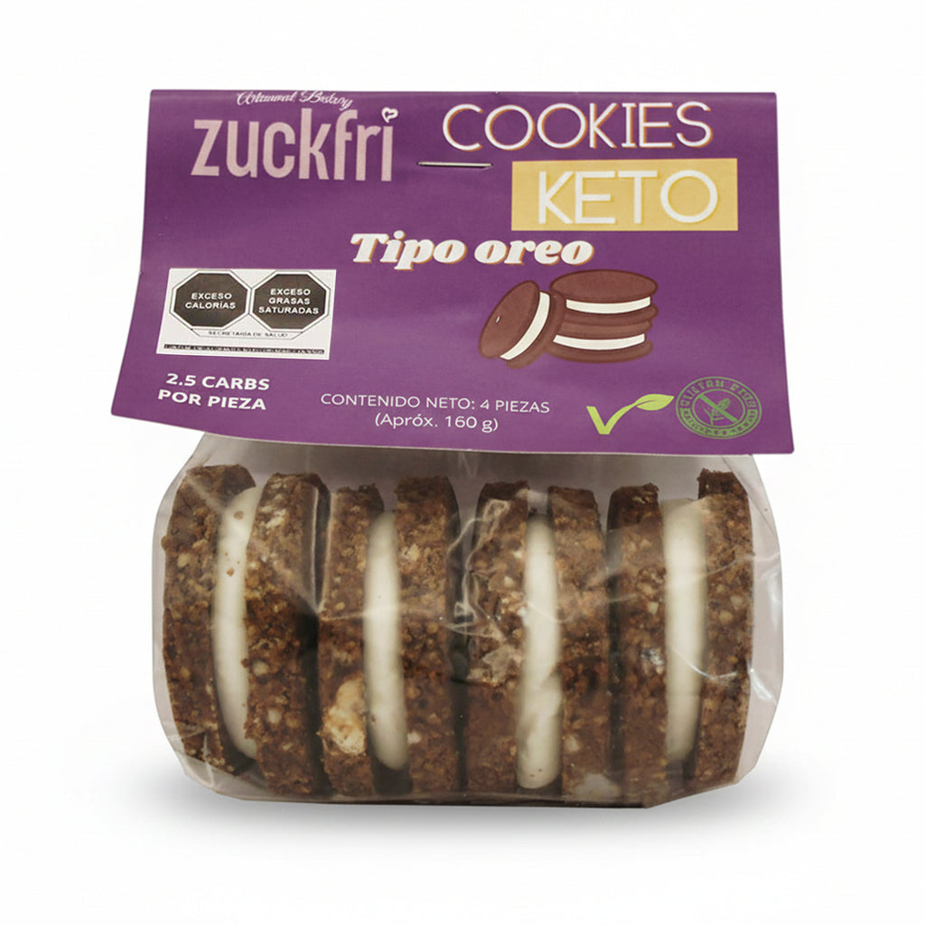 GALLETAS OREO KETO VEGANAS SIN AZUCAR | ZUKFRI