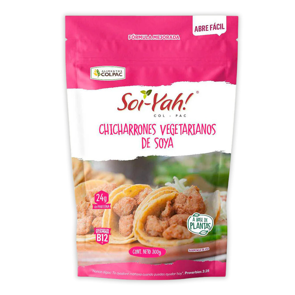 Chicharrones Vegetarianos de Soya Veganos| SOI-YAH!