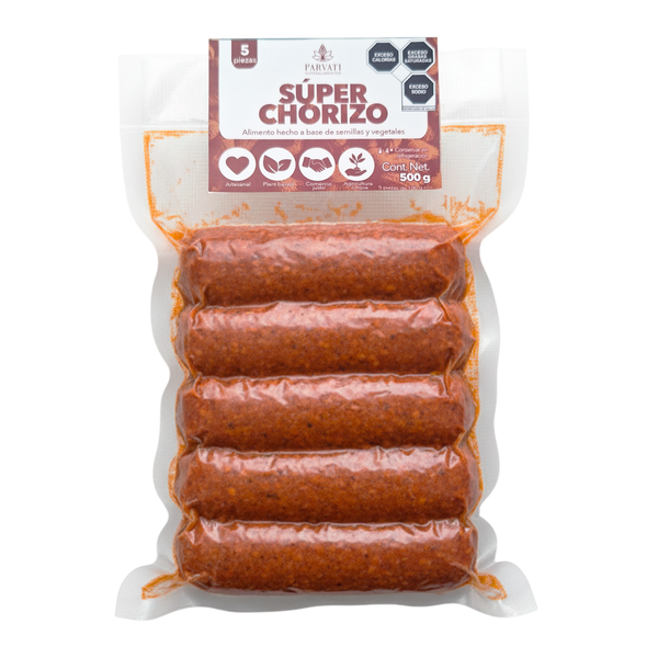 Chorizo rojo de semillas.
