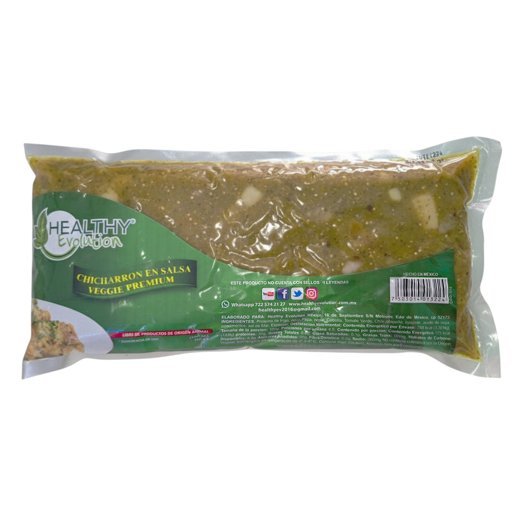 Chicharrón en Salsa Verde Vegano | HEALTHY EVOLUTION