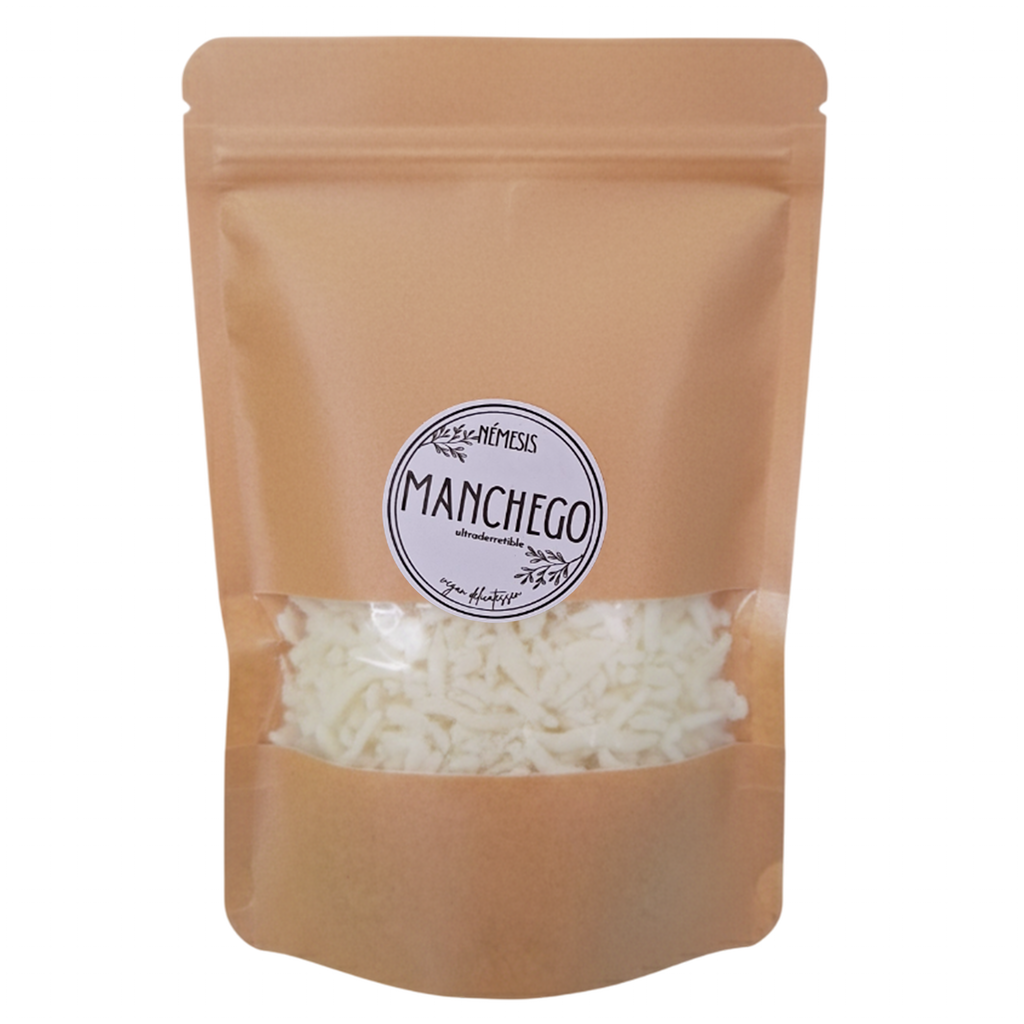 Queso Manchego Ultra-Derretible Vegano Artesanal de Nuez de la India 330g | NEMESIS