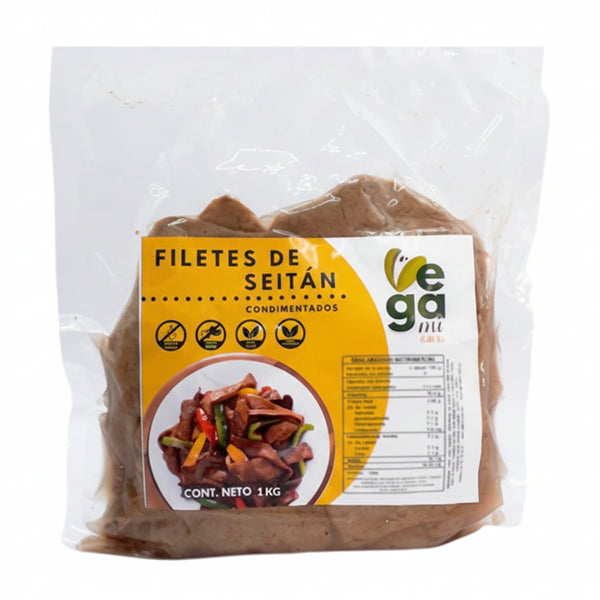 Filete de Seitán Condimentado Artesanal Vegano | VEGAMI