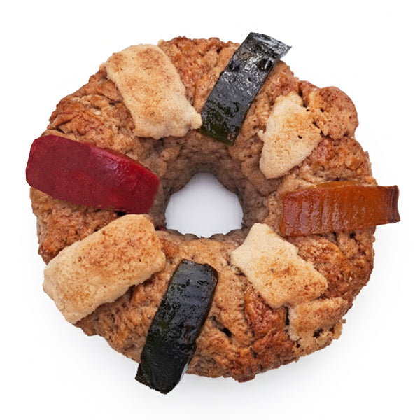 Rosca de Reyes Vegana Individual Sin Gluten | PURO AMOR