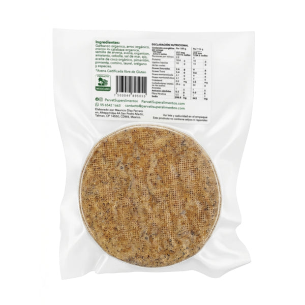 Hamburguesas Veganas Gluten Free | PARVATI