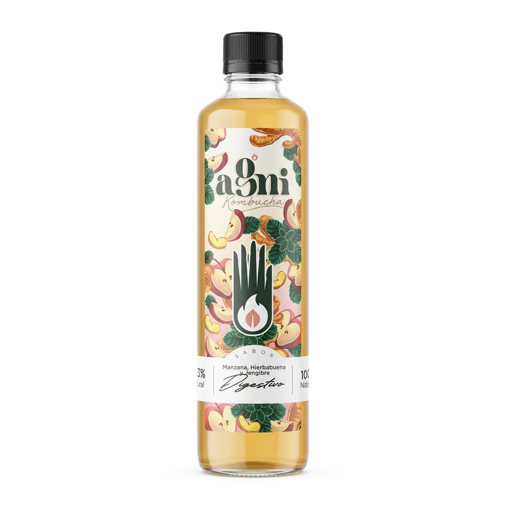 Kombucha Probiótica Fermentado Natural 350ml | Agni