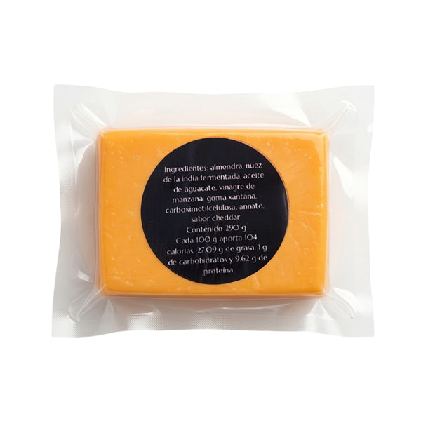 Queso Cheddar Vegano Artesanal 290g | NEMESIS
