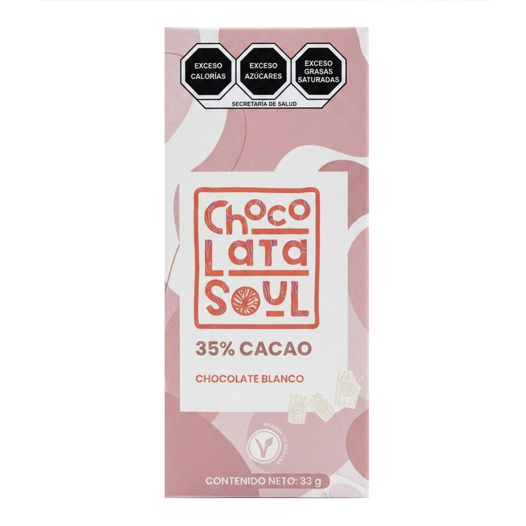 Chocolate Blanco Vegano Sin Azúcar Refinada | CHOCOLATA SOUL
