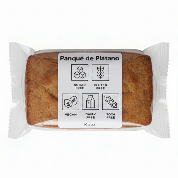 Panque individual Keto Gluten Free / Sugar Free Vegana Artesanal 16g | ONOMI