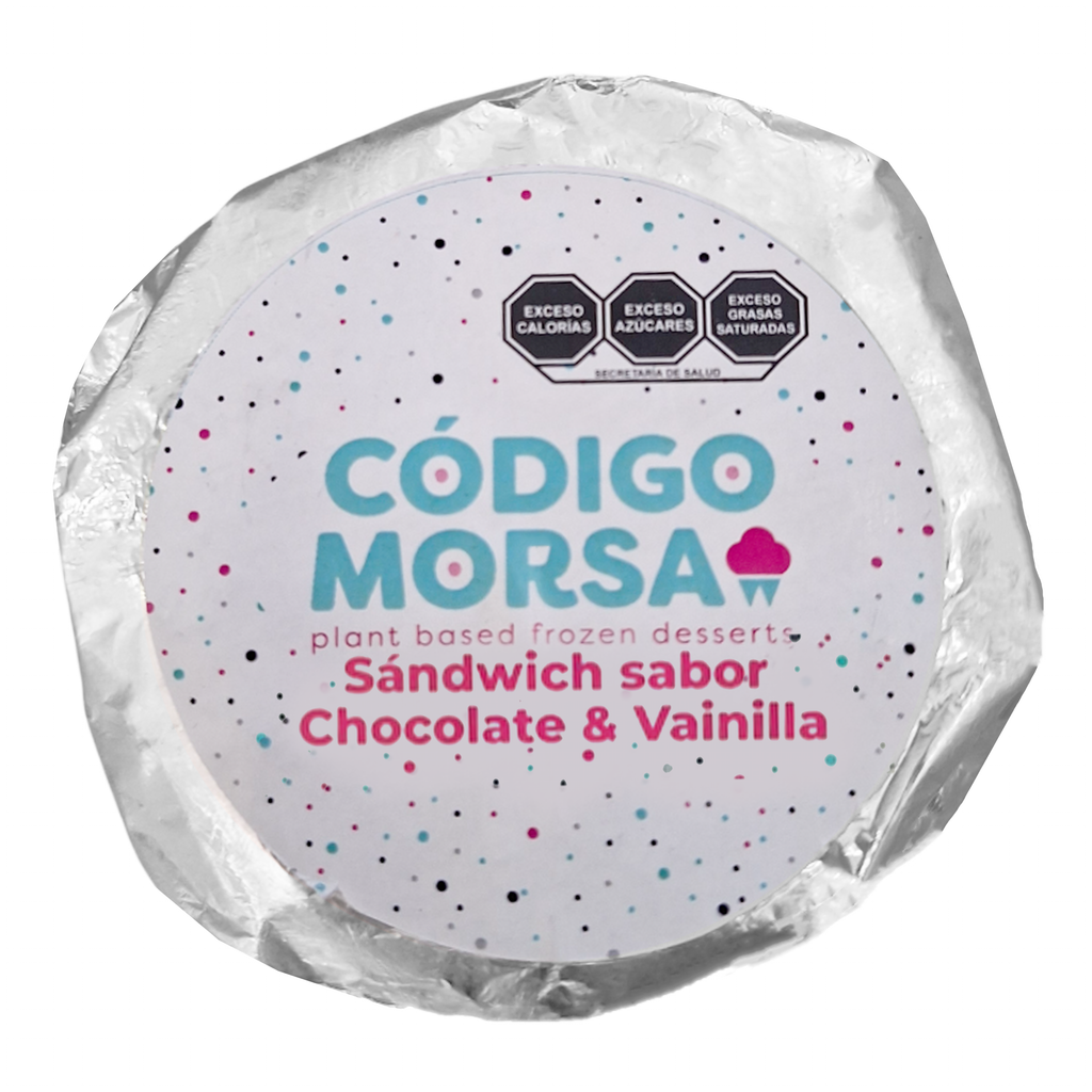 Sandwich de Helado con Galleta Vegano Artesanal | Código Morsa