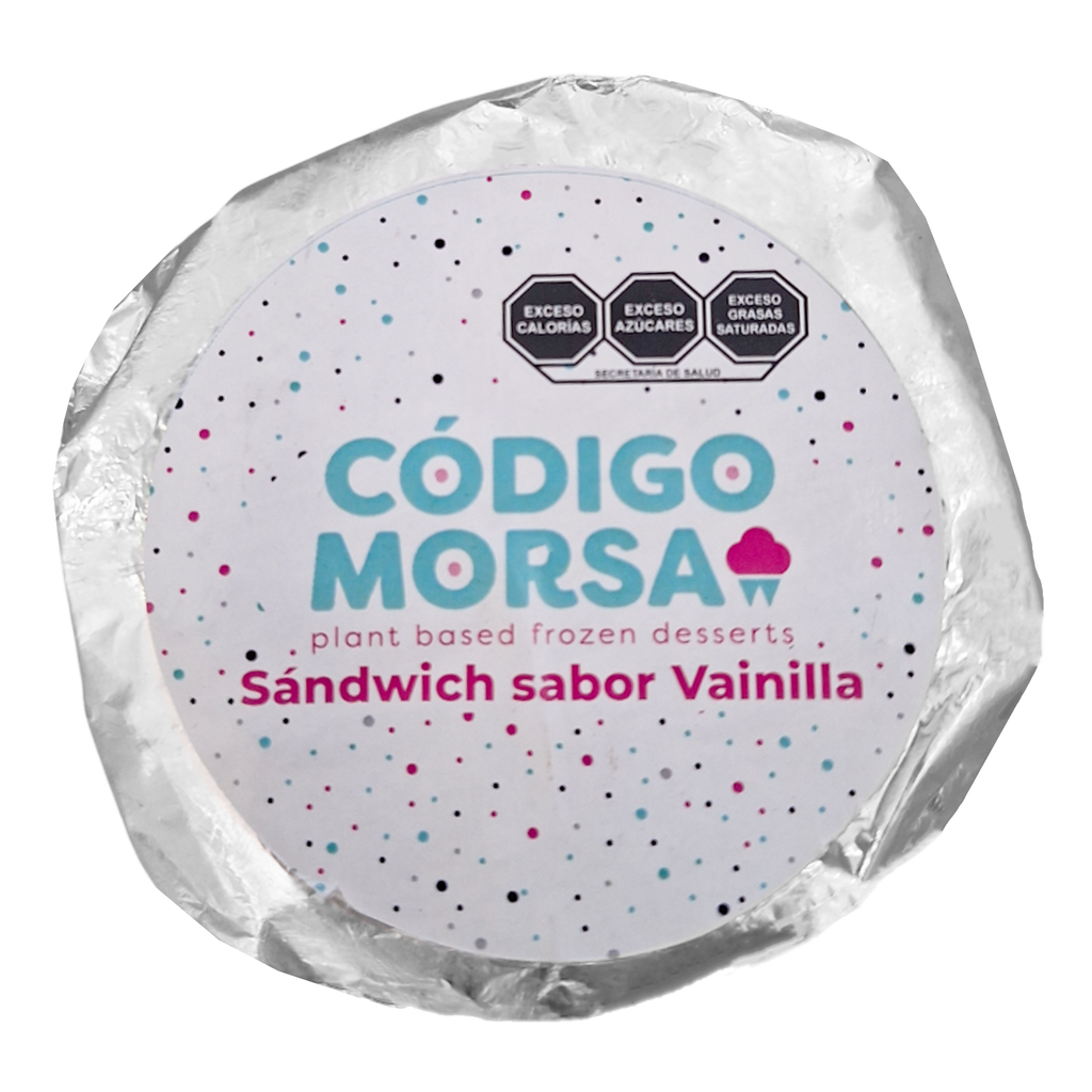 Sandwich de Helado con Galleta Vegano Artesanal | Código Morsa