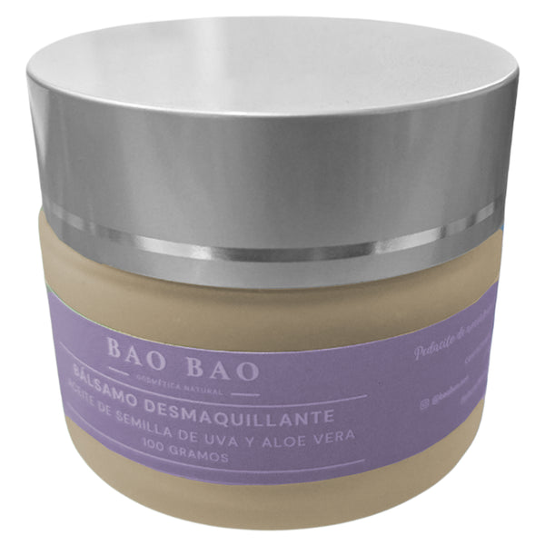 Balsamo Desmaquillante Uva y Aloe Vera Vegano Artesanal 100g | BAO BAO COSMETICA NATURAL