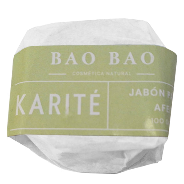 Jabón para Afeitar con Karité 100g Vegano Artesanal | Bao Bao Cosmética Natural