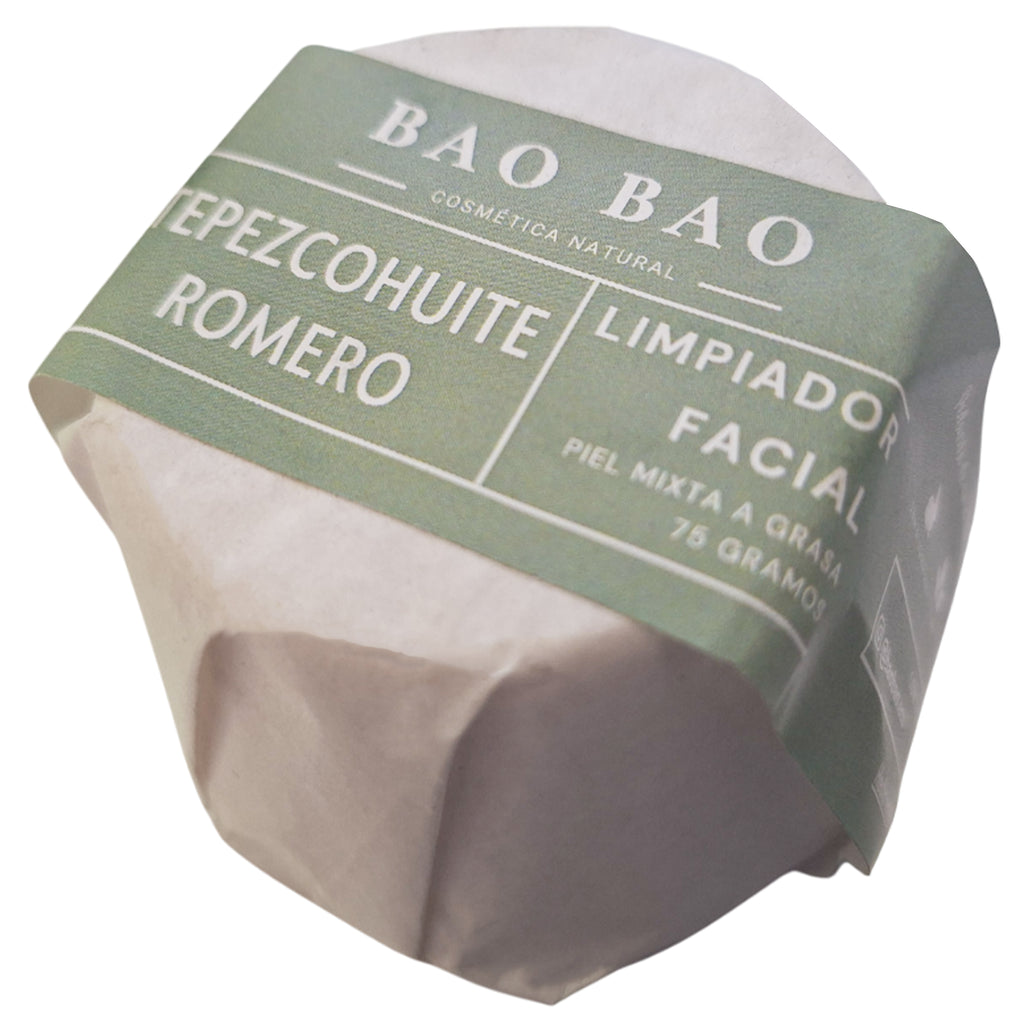 Limpiador Facial Solido Vegano Artesanal 75g | Bao Bao Cosmetica Natural