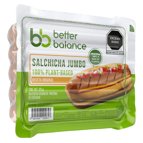 Salchicha Clásica Vegana de Chícharo 245g | BETTER BALANCE
