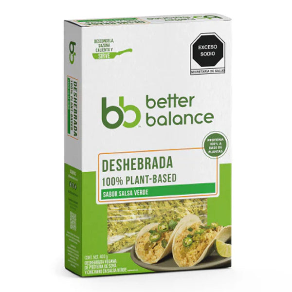 Deshebrada Sabor Natural Plant Based de Soya Vegana| BETTER BALANCE