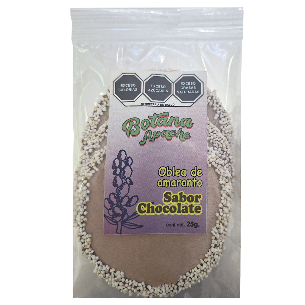 Oblea de Arroz con Amaranto sabor Fresa Vegano Artesanal | KOLNIS