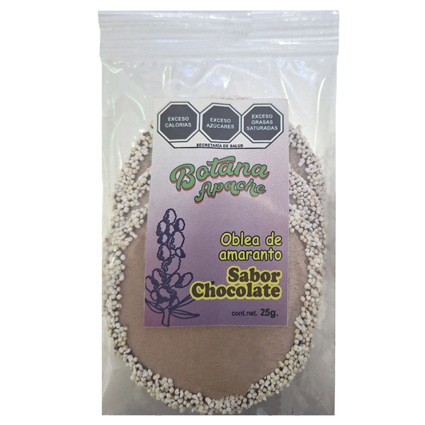 Oblea de Arroz con Amaranto sabor Fresa Vegano Artesanal | KOLNIS