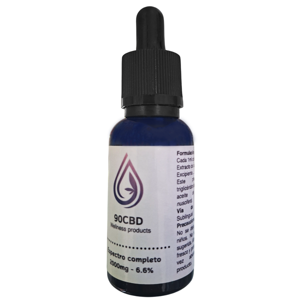 Gotas de CBD Orgánico 30ml Vegano | 90CBD