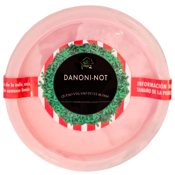 DANONINOT Vegano Tipo Queso Petite Suisse 500ml SIN LACTOSA NI GLUTEN| TRUE VEGAN
