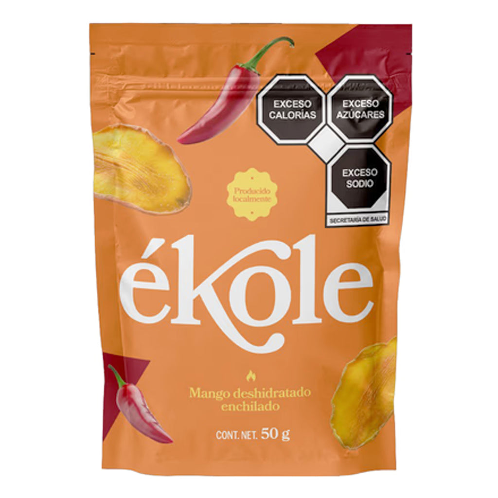 Mango Deshidratado Enchilado Artesanal Vegano 50g | EKOLE