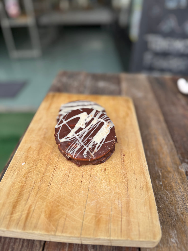 Sandwich de dulce de leche vegano
