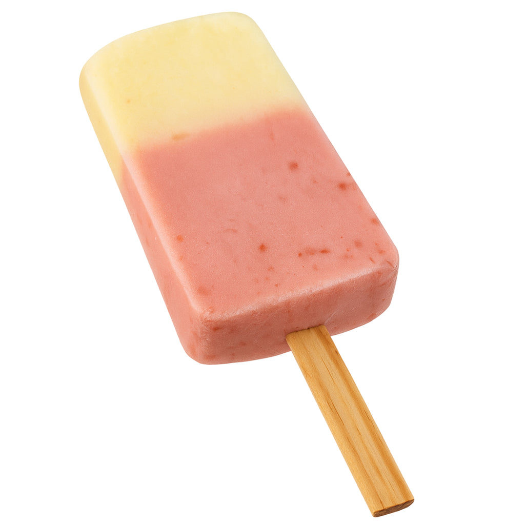 Paletas Helada de Fresa con Queso Artesanal Vegana | LA MICHOACANA VEGANA