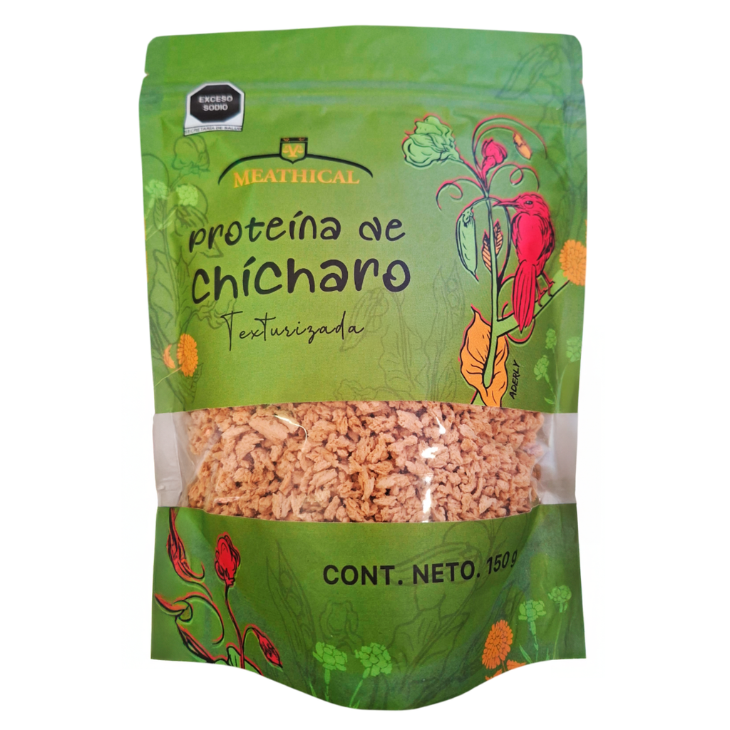 Proteína de Chícharo Vegetal Texturizada Vegana Sin Gluten 150g | Meathical