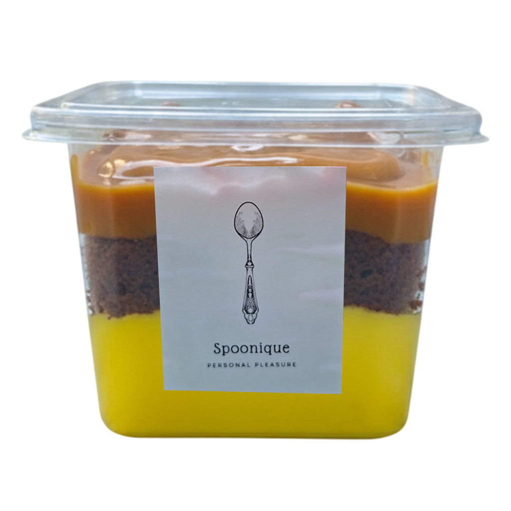 Pastel Imposible Individual Chocoflan Vegano Artesanal | SPOONIQUE