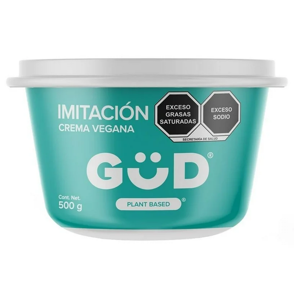 Crema Vegana Sin Lactosa Sin Gluten 500g | GÜD