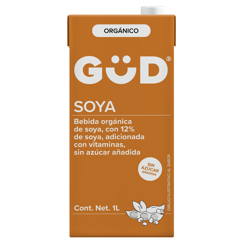 Leche Soya Vegana Sin Azúcar Añadida | GUD