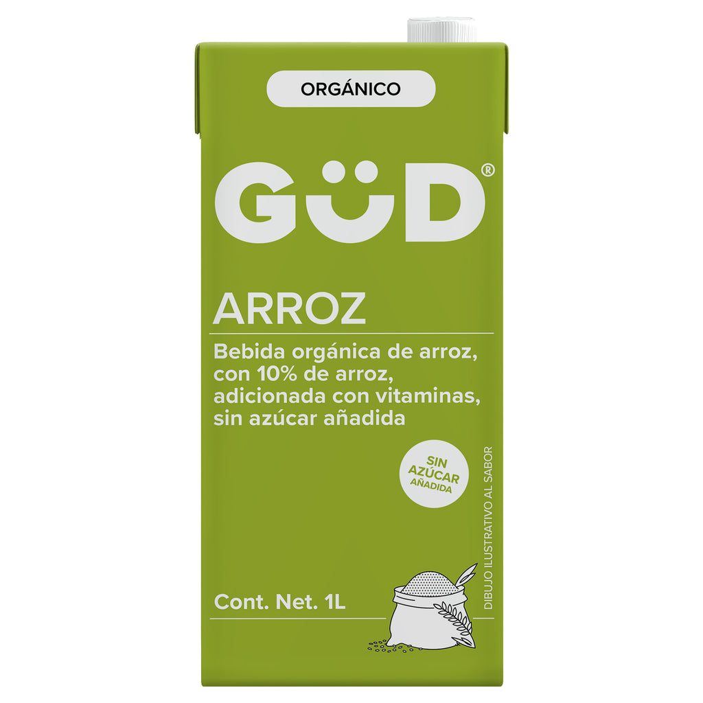 Leche Arroz Vegana Sin Azúcar Añadida | GUD