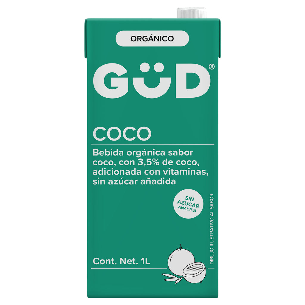 Leche de Coco Vegana Sin Azúcar Añadida  | GUD