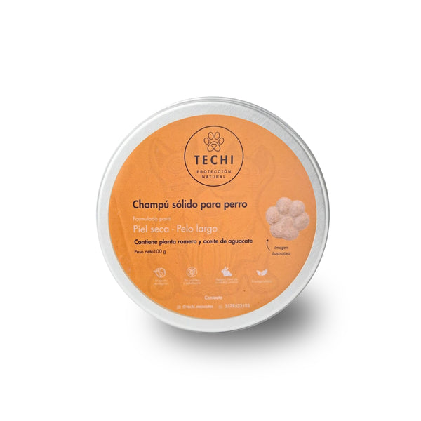 Champú sólido vegano para perro | TECHI MASCOTAS