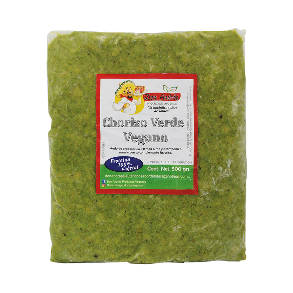 Chorizo Verde Vegano