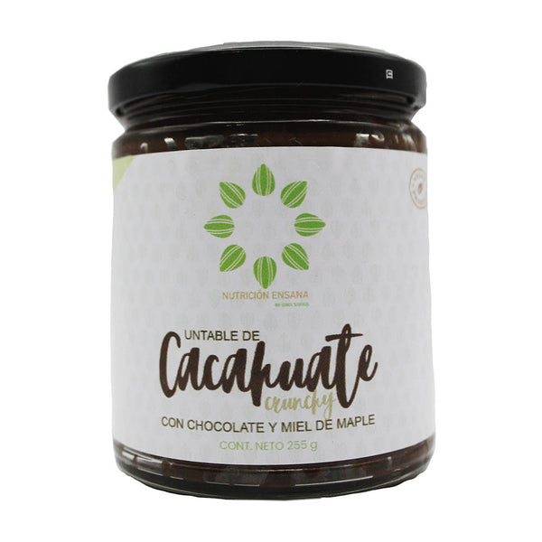 Crema De Cacahuate Con Cacao Natural