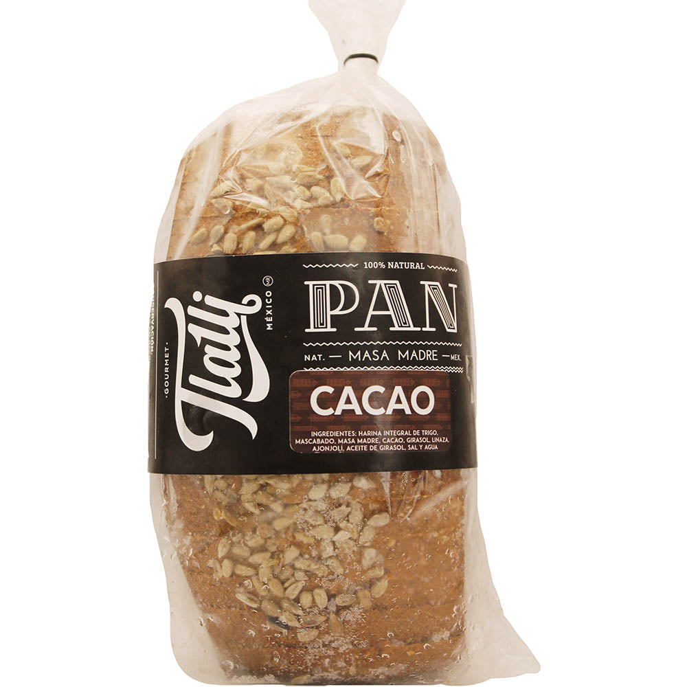 Pan Vegano De Cacao